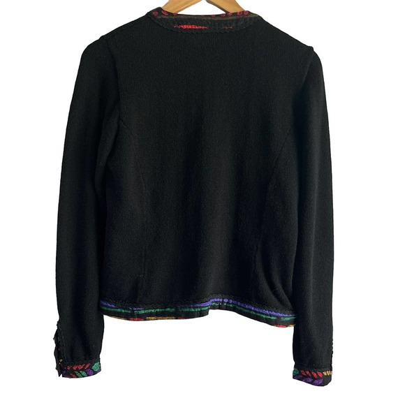 Anne Crimmins For Umi Collection Womens Size Medium Vintage 80s Sweater Cardigan - Picture 2 of 5
